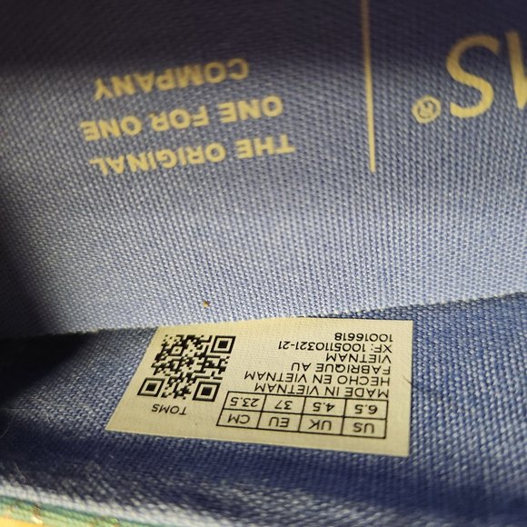 Toms Alpargata 3 pairs Llama, Floral, and Mermaid Size 6 1/2 Women - Picture 7 of 8